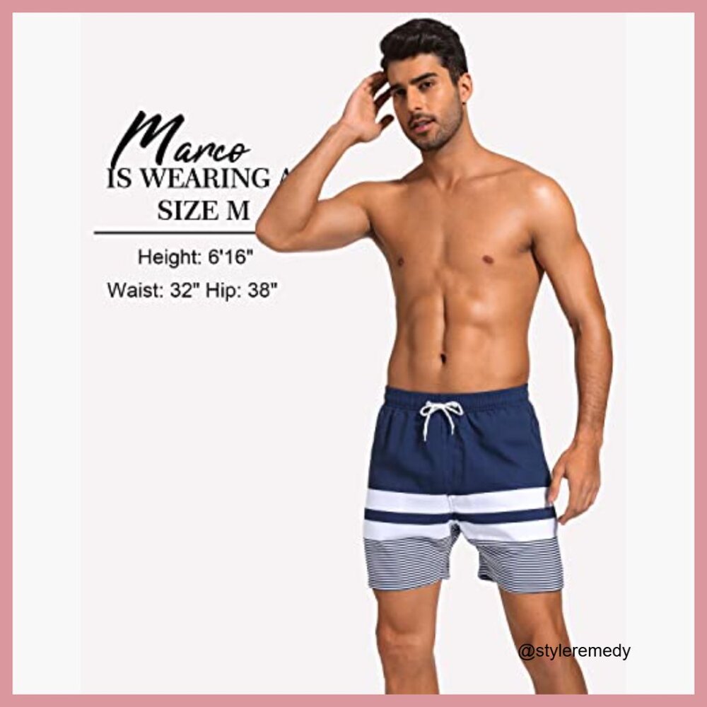 Compression Liner Swim Trunks Quick Dry With Zipp… - image 2
